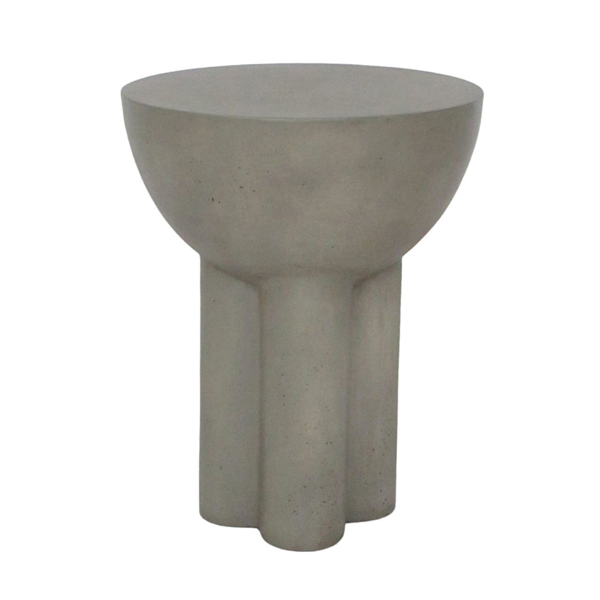 18" Contemporary End Table Concrete - Dark Gray