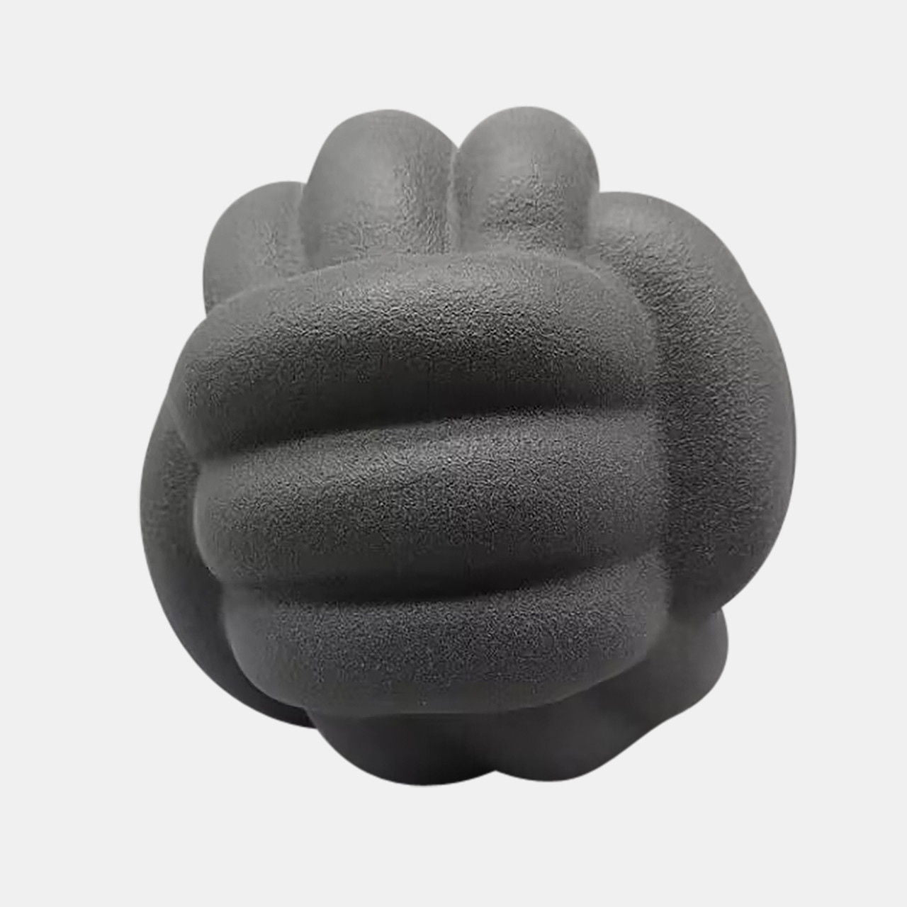 7" Knot Orb Rough Texture - Black