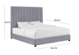 TOV-B97 Arabelle Grey Queen Bed