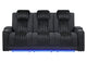 U8000-BLACK-PRS_W_PHR_DDT_WC_+_LED U8000 BLACK POWER REC SOFA W - PHR, DDT, READING LIGHT & LED LIGHT