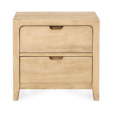 Laguna - 2 Drawer Nightstand - Natural Maple, view 2