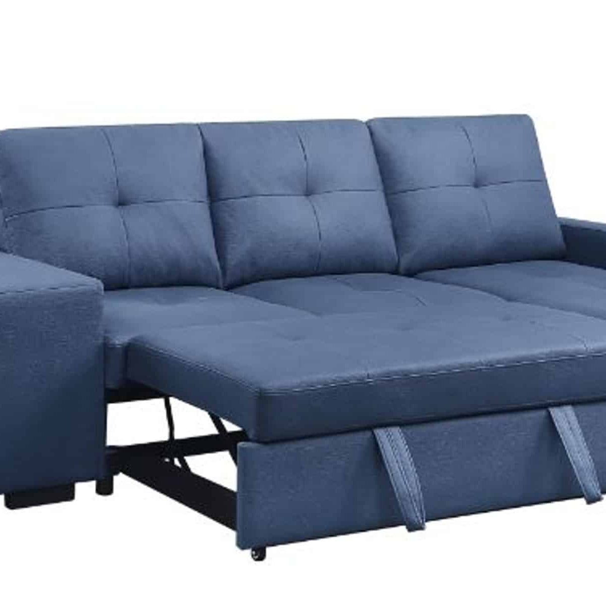 Strophios - Futon - Blue Fabric