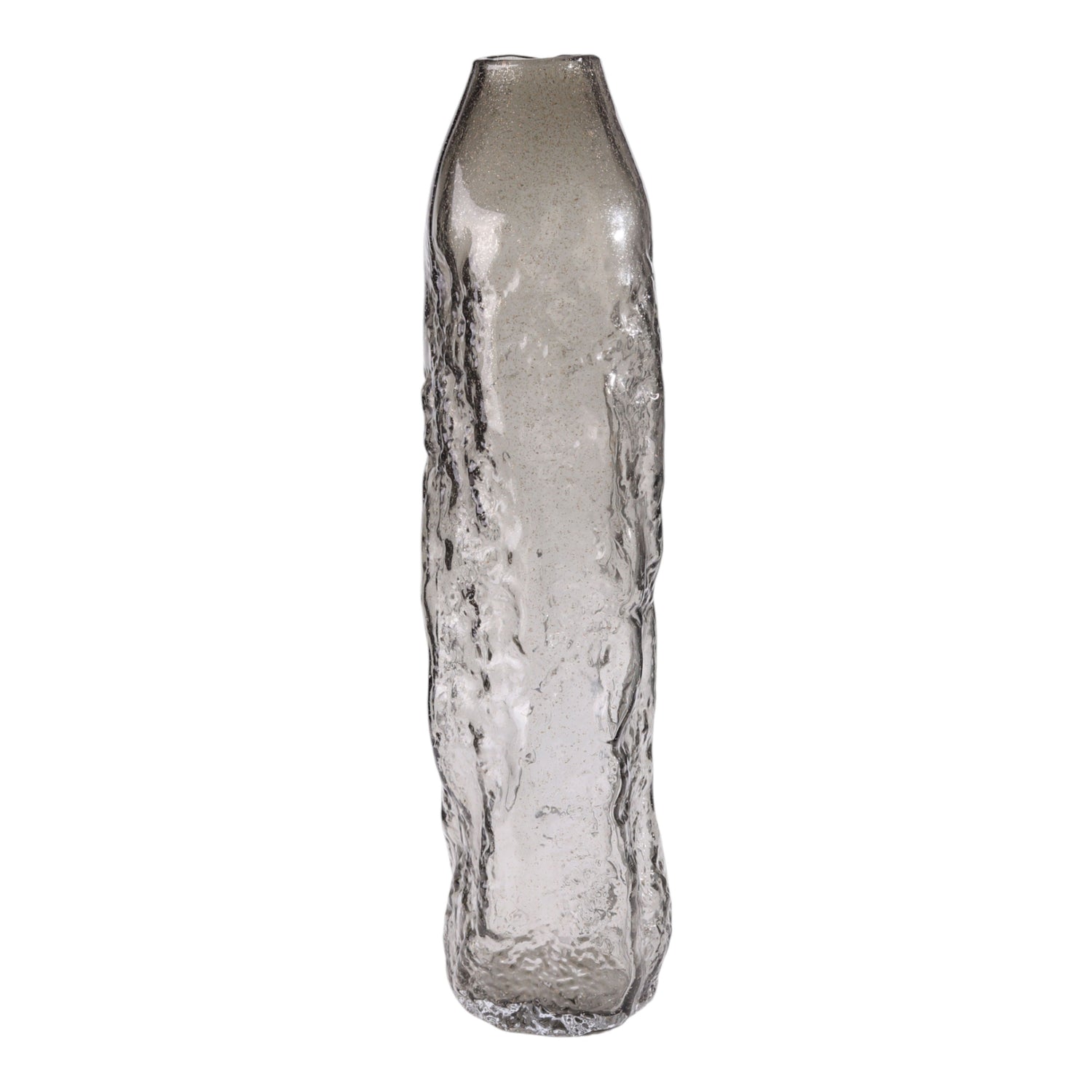 Seward Large Glass Vase - Clear / Frost