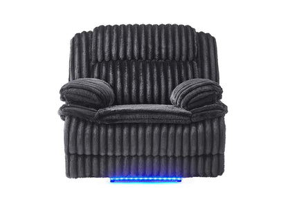 U8686-BLACK_P1-PR_W_LED U8686 BLACK POWER RECLINER WITH LED