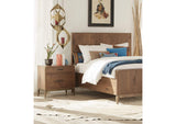 8N1681 Adler Two Drawer Nightstand In Natural Walnut