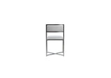 1AA466X Amalfi X - Base Chair In White Leather (Set of 2)