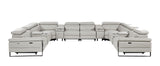 1246 - 12-Piece U-Shaped Modular Power Reclining Sectional With 4 Power Recliners And Power Headrests