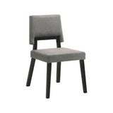 Cirque Channell - 5 Piece Dining Table Set - Charcoal