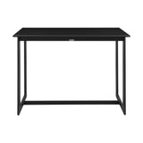 Cayman - Outdoor Patio Bar Height Dining Table - Black