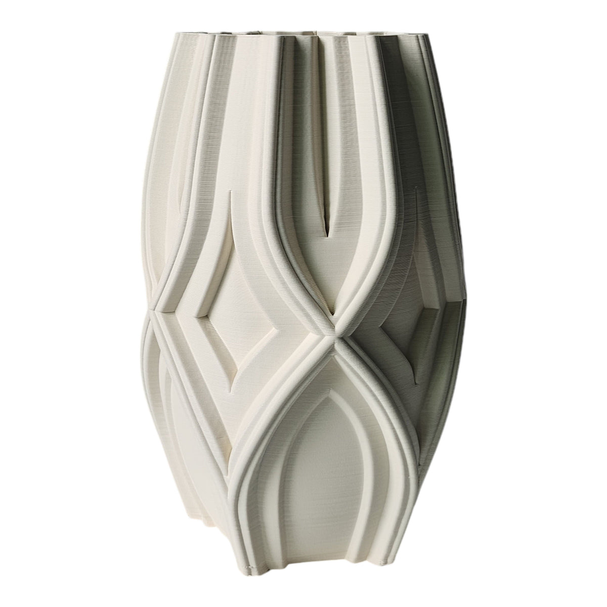 Salford Small 3D Printed Vase - Ivory