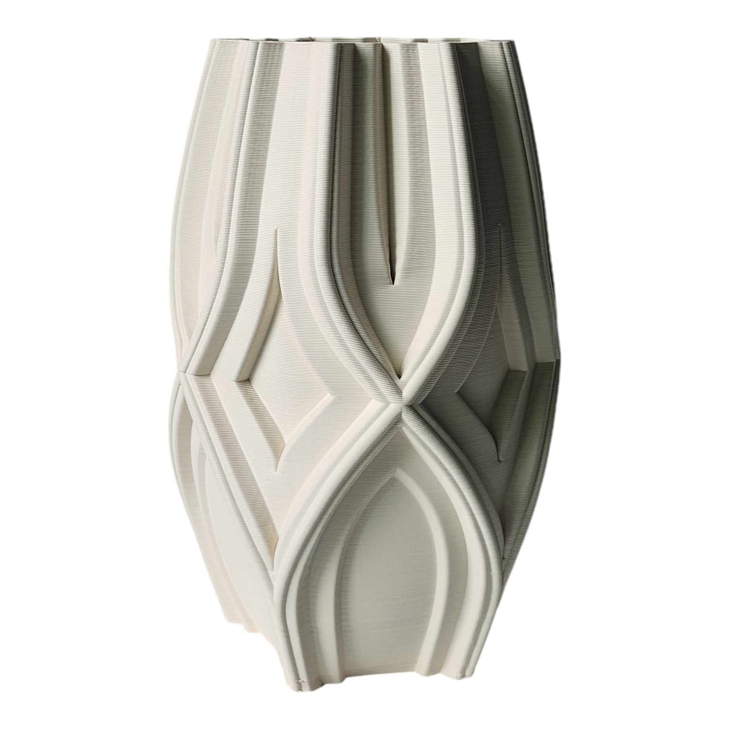 Salford Small 3D Printed Vase - Ivory