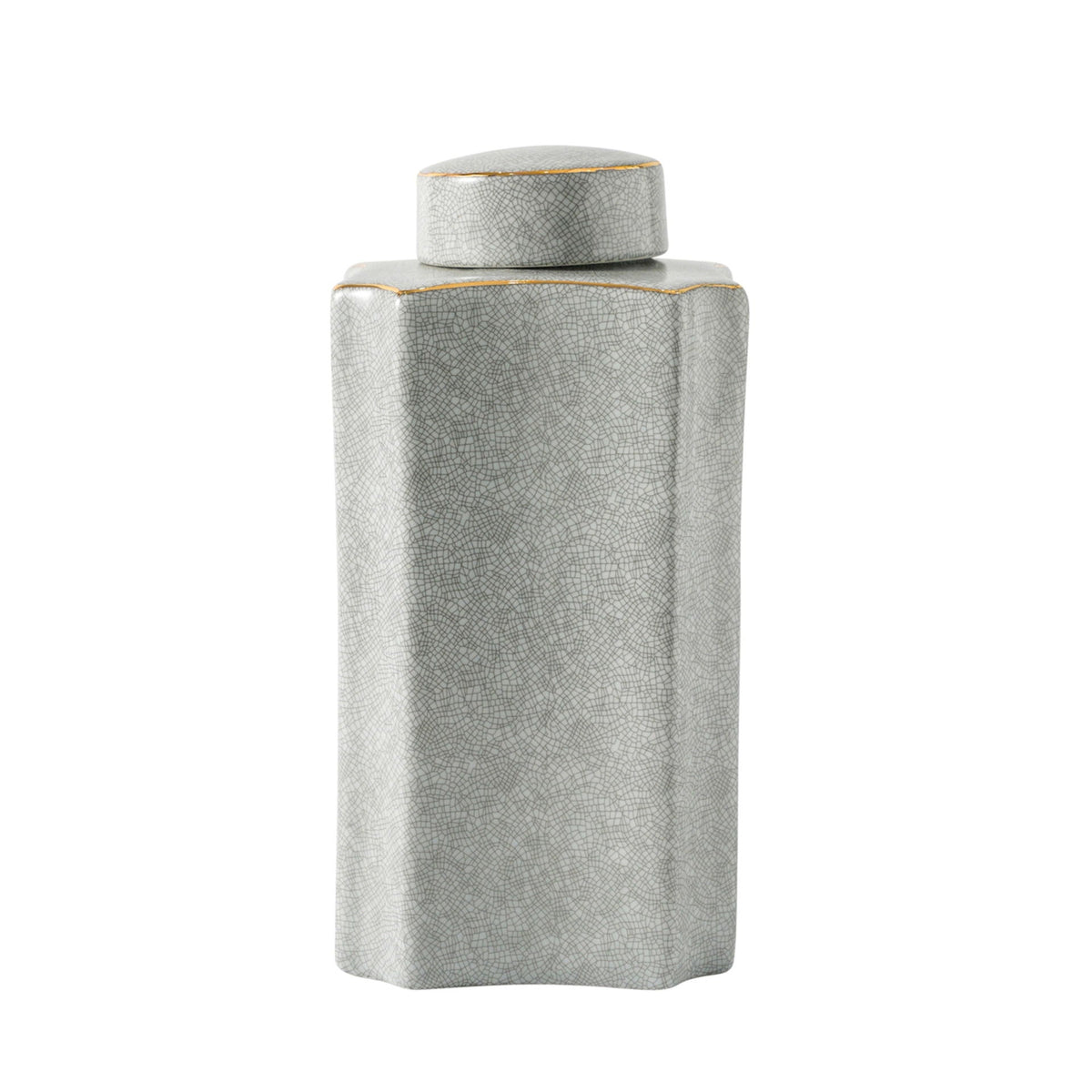 13" Madura Small Container With Lid - Sage