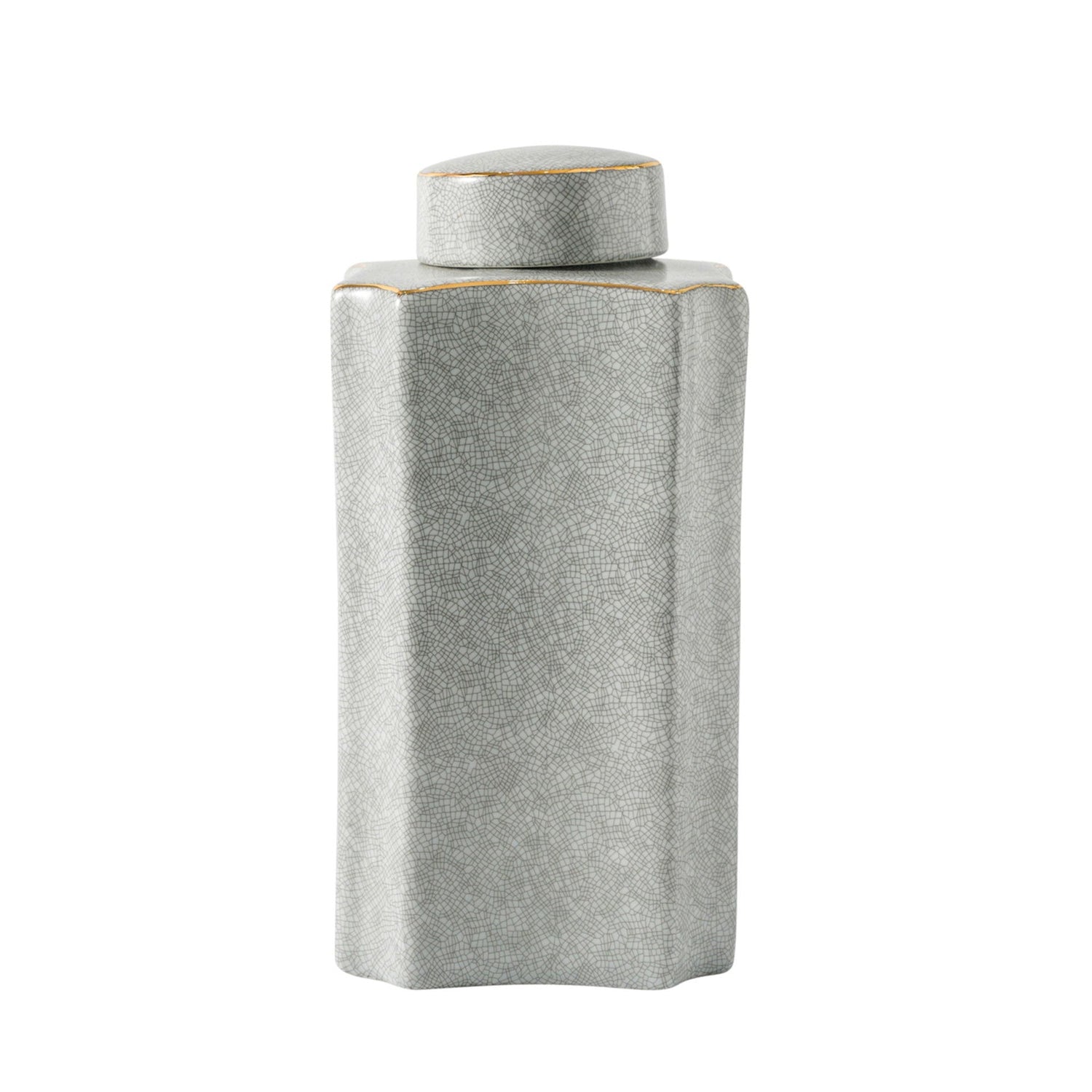 13" Madura Small Container With Lid - Sage