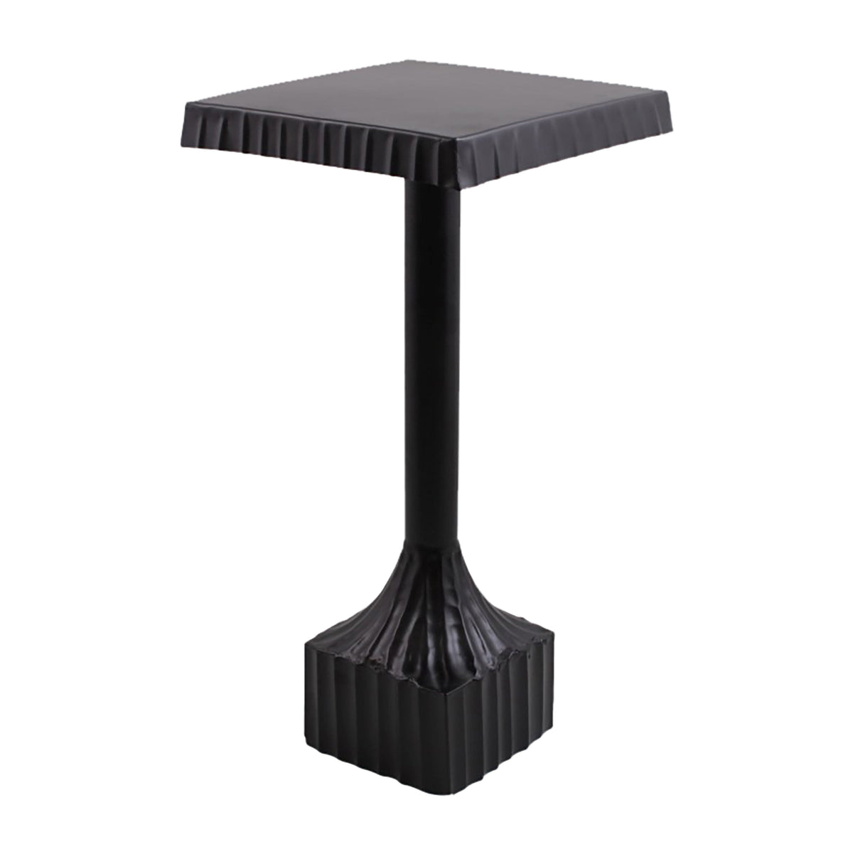 Metal 24" Accent Table - Black