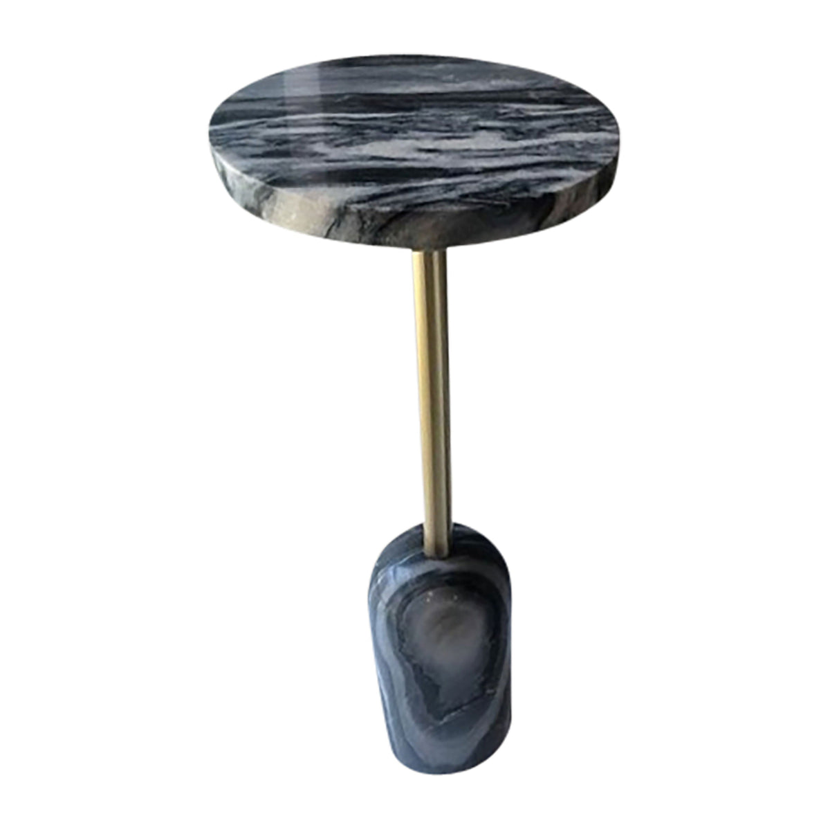 Oxford Tall Marble Table - Gray