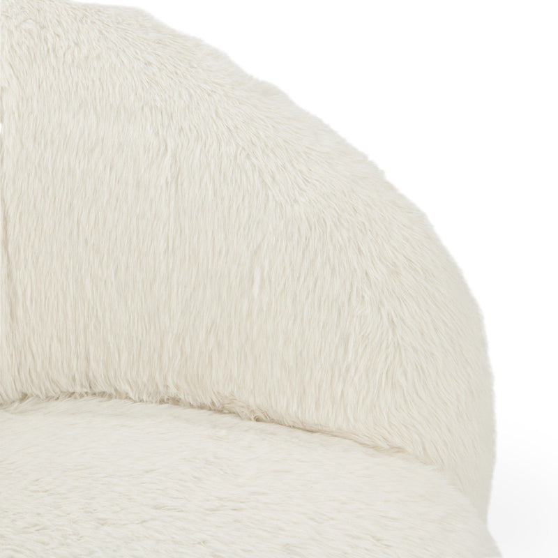 Adley - Plush Swivel Accent Chair