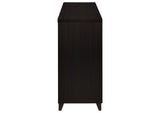 700881 Lewes 2-door Engineered Wood 60-inch TV Stand Cappuccino