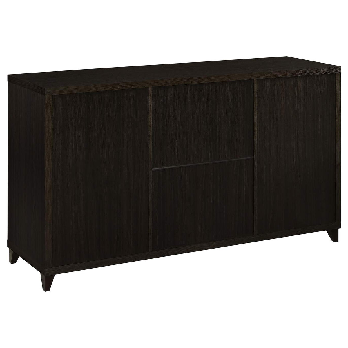700881 Lewes 2-door Engineered Wood 60-inch TV Stand Cappuccino