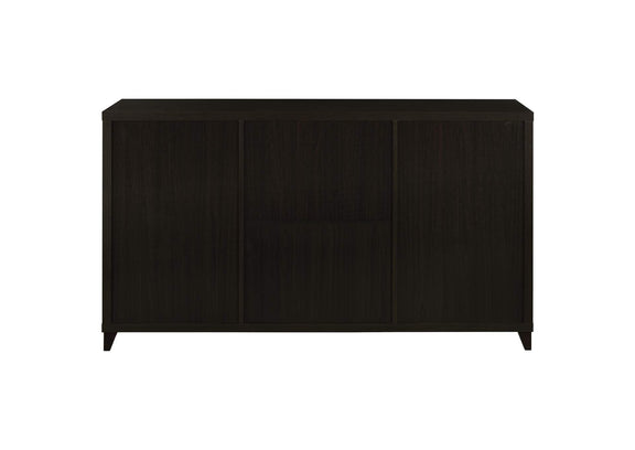 700881 Lewes 2-door Engineered Wood 60-inch TV Stand Cappuccino