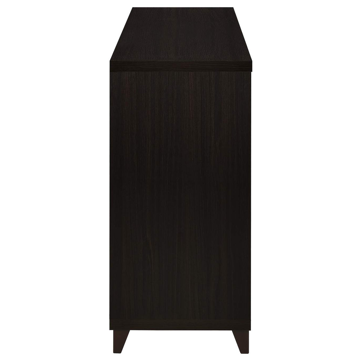 700881 Lewes 2-door Engineered Wood 60-inch TV Stand Cappuccino