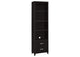 700882 Lewes 4-shelf Engineered Wood Media Tower Cappuccino