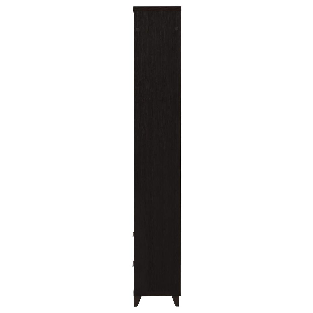 700882 Lewes 4-shelf Engineered Wood Media Tower Cappuccino