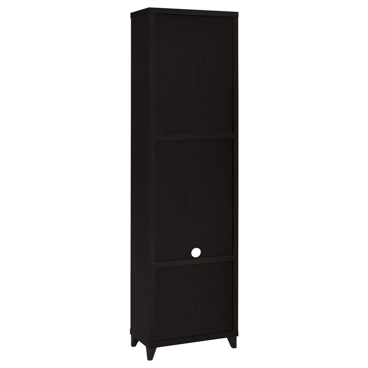 700882 Lewes 4-shelf Engineered Wood Media Tower Cappuccino