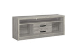 701024-SET Burke 3-piece 59-inch TV Entertainment Center Grey Driftwood