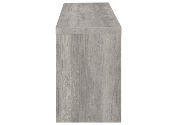 701024 Burke 2-drawer Engineered Wood 59-inch TV Stand Grey Driftwood