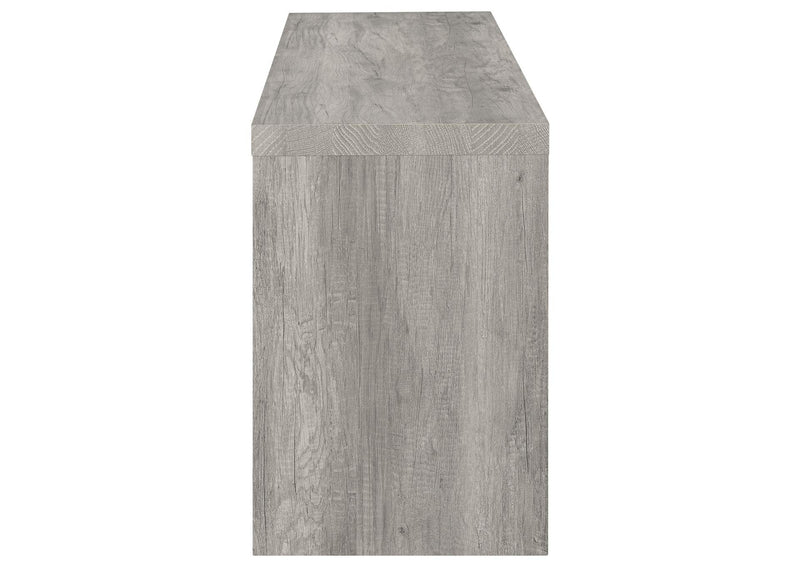 701024 Burke 2-drawer Engineered Wood 59-inch TV Stand Grey Driftwood