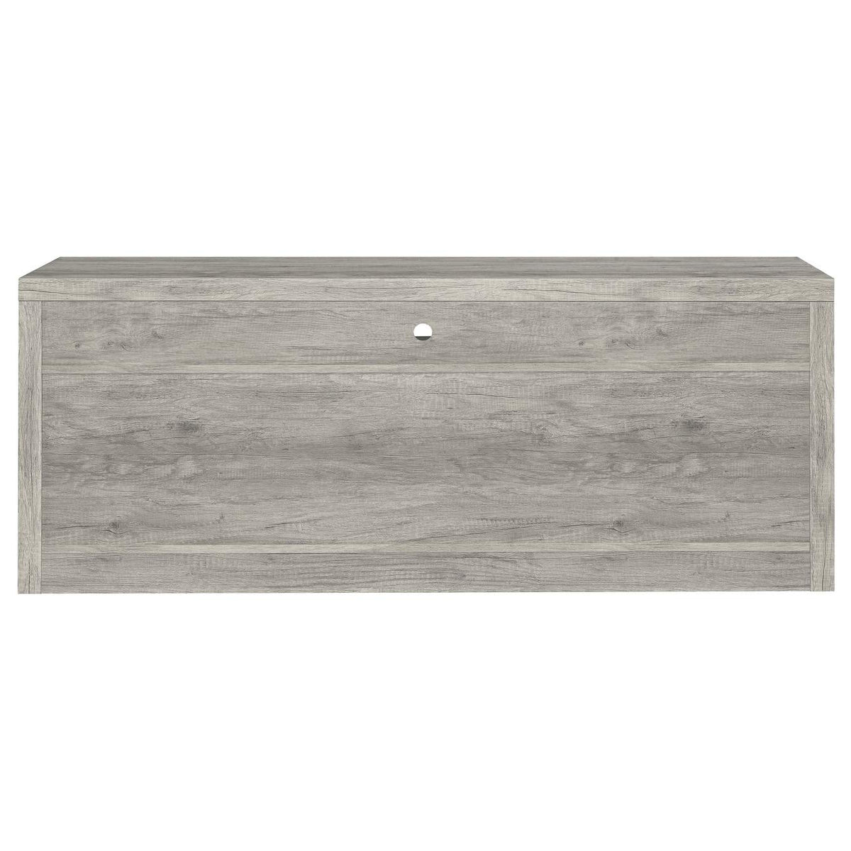 701024 Burke 2-drawer Engineered Wood 59-inch TV Stand Grey Driftwood
