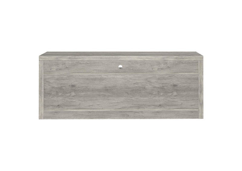 701024 Burke 2-drawer Engineered Wood 59-inch TV Stand Grey Driftwood