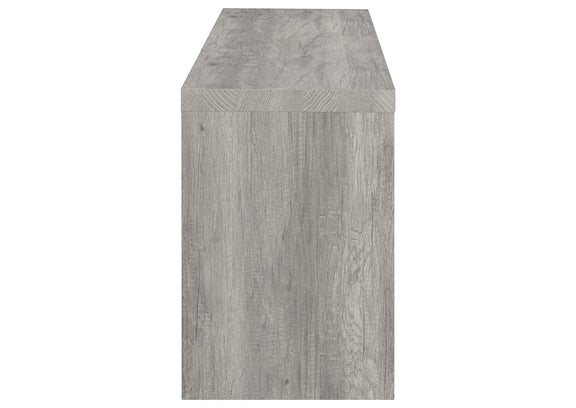 701024 Burke 2-drawer Engineered Wood 59-inch TV Stand Grey Driftwood