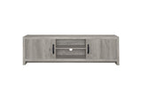 701025 Burke 2-door Engineered Wood 71-inch TV Stand Grey Driftwood