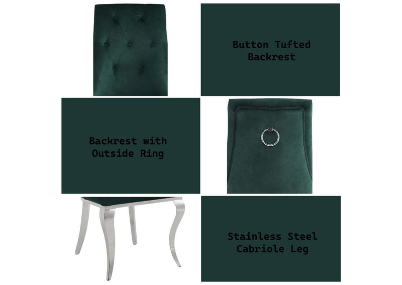 70142 Dekel Side Chair - Set of 2