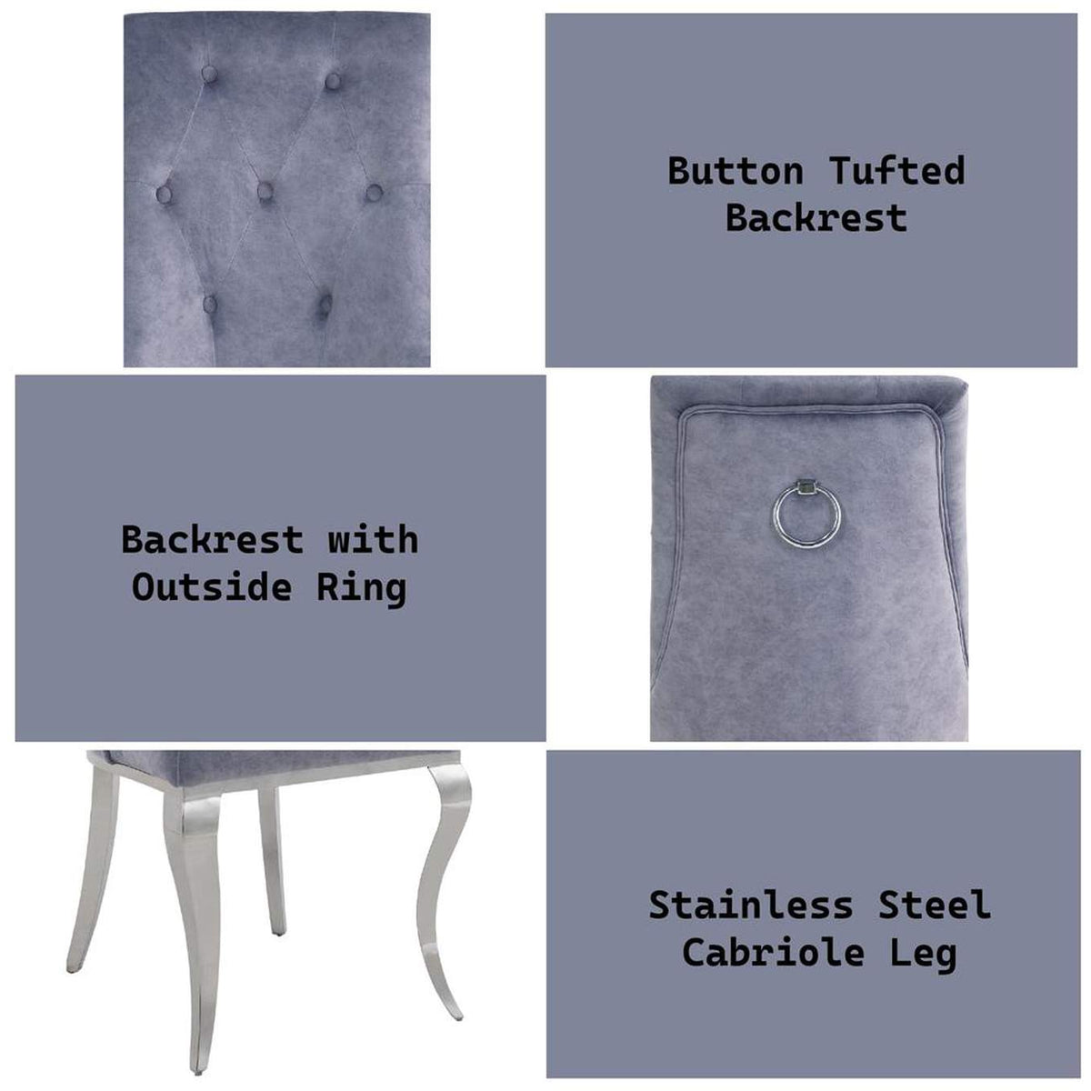 70143 Dekel Side Chair - Set of 2
