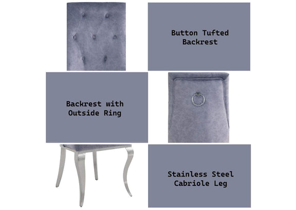 70143 Dekel Side Chair - Set of 2