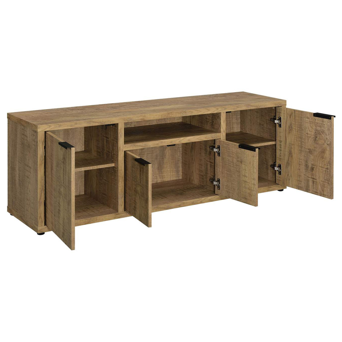 701702 Tabby 4-door Engineered Wood 60-inch TV Stand Mango