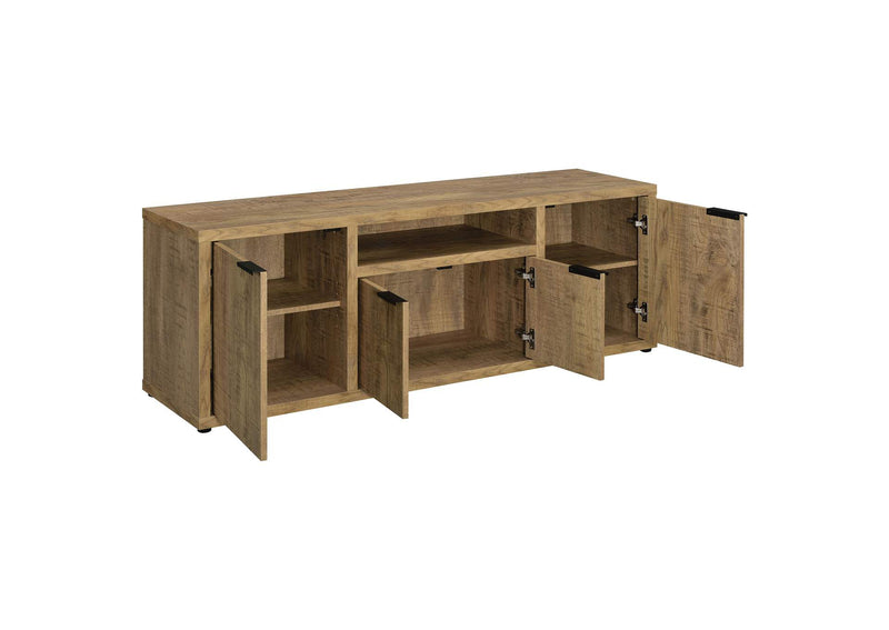 701702 Tabby 4-door Engineered Wood 60-inch TV Stand Mango