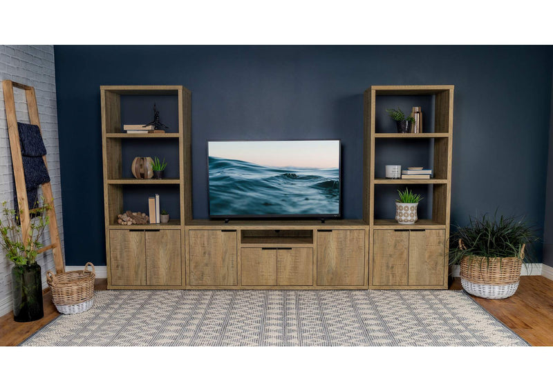 701702 Tabby 4-door Engineered Wood 60-inch TV Stand Mango