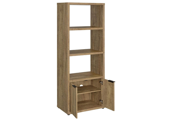 701703 Tabby 3-shelf Engineered Wood Media Tower Mango