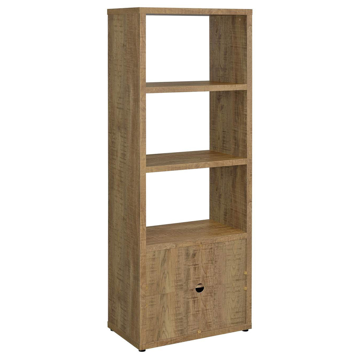 701703 Tabby 3-shelf Engineered Wood Media Tower Mango
