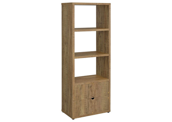 701703 Tabby 3-shelf Engineered Wood Media Tower Mango