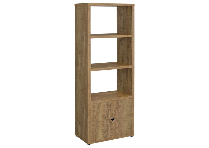 701703 Tabby 3-shelf Engineered Wood Media Tower Mango