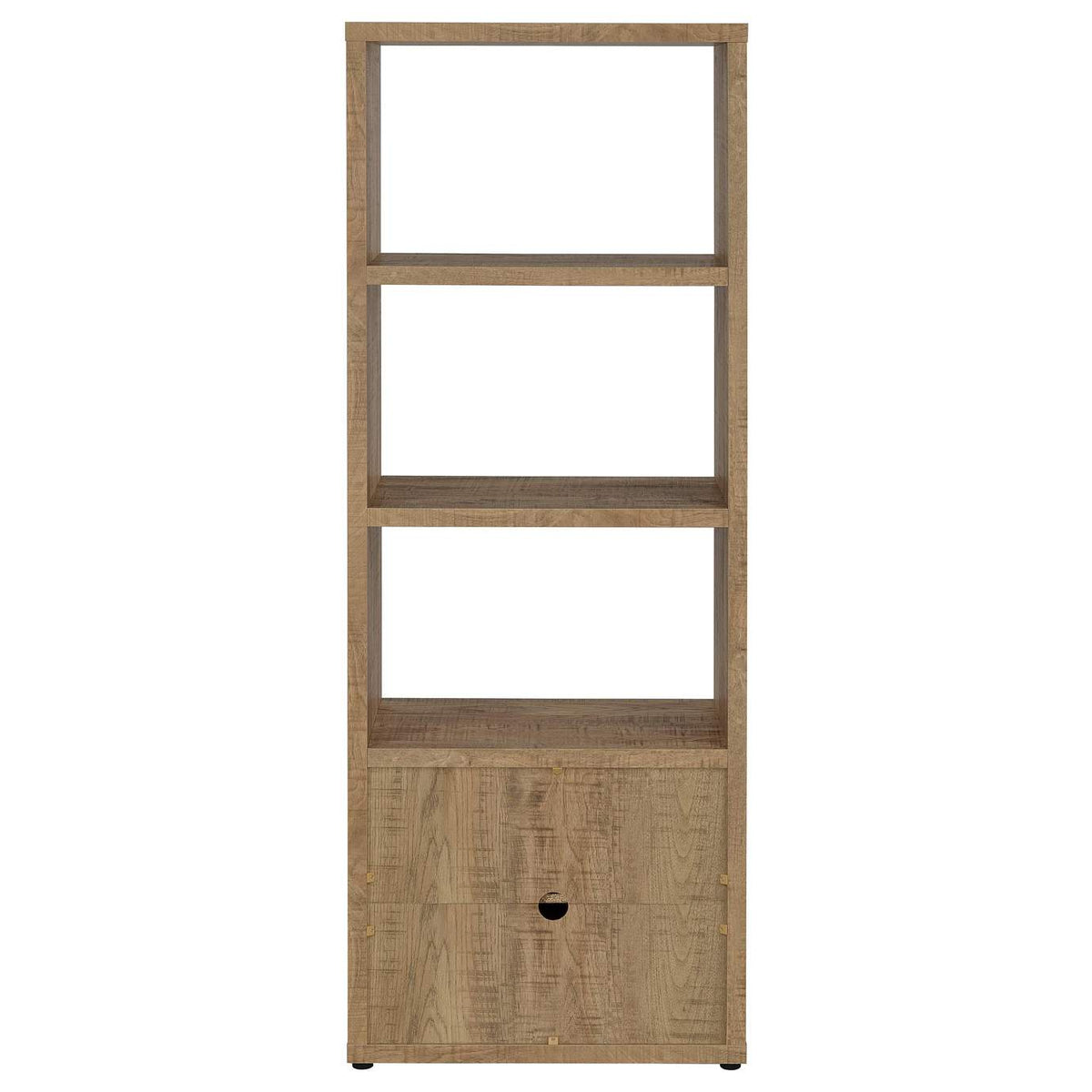701703 Tabby 3-shelf Engineered Wood Media Tower Mango