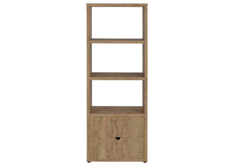 701703 Tabby 3-shelf Engineered Wood Media Tower Mango