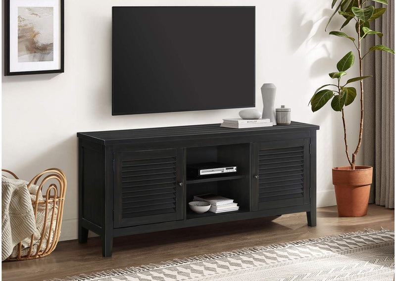 701782 Concord 2-door 60-inch TV Stand Console Distressed Java