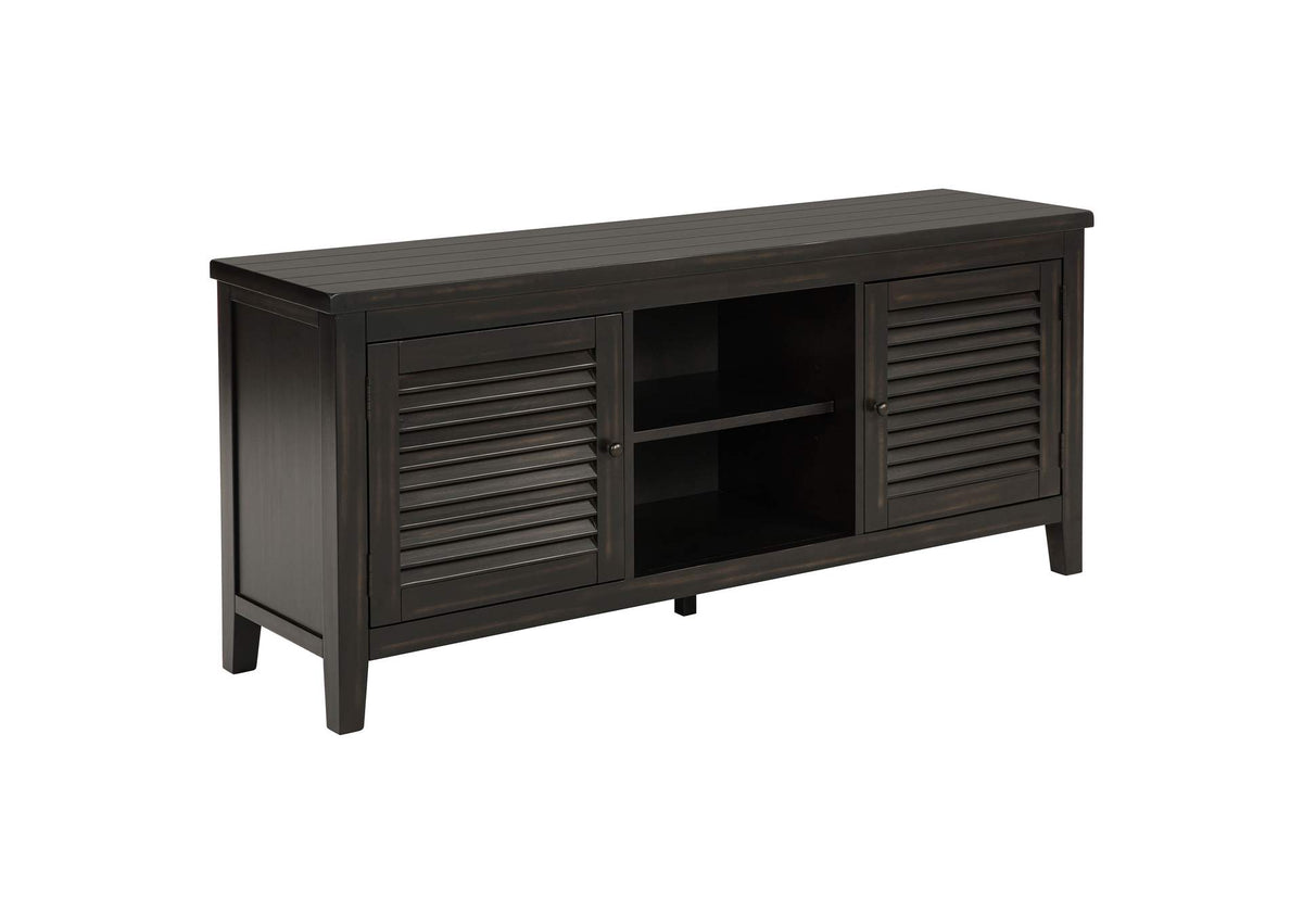 701782 Concord 2-door 60-inch TV Stand Console Distressed Java