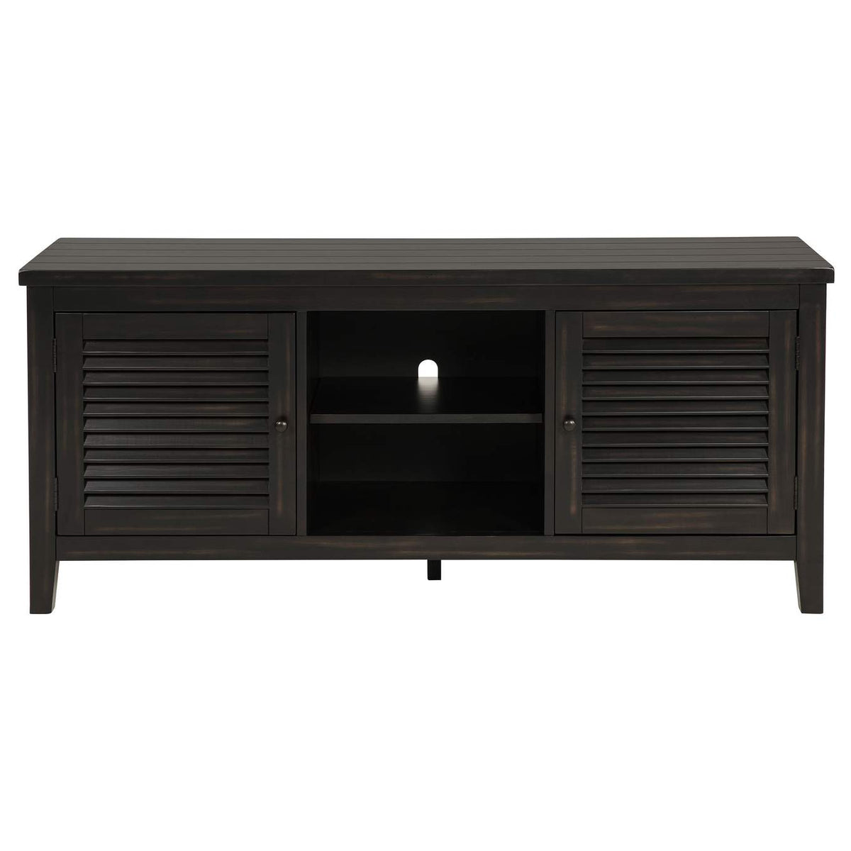 701782 Concord 2-door 60-inch TV Stand Console Distressed Java