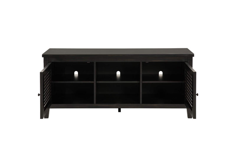 701782 Concord 2-door 60-inch TV Stand Console Distressed Java
